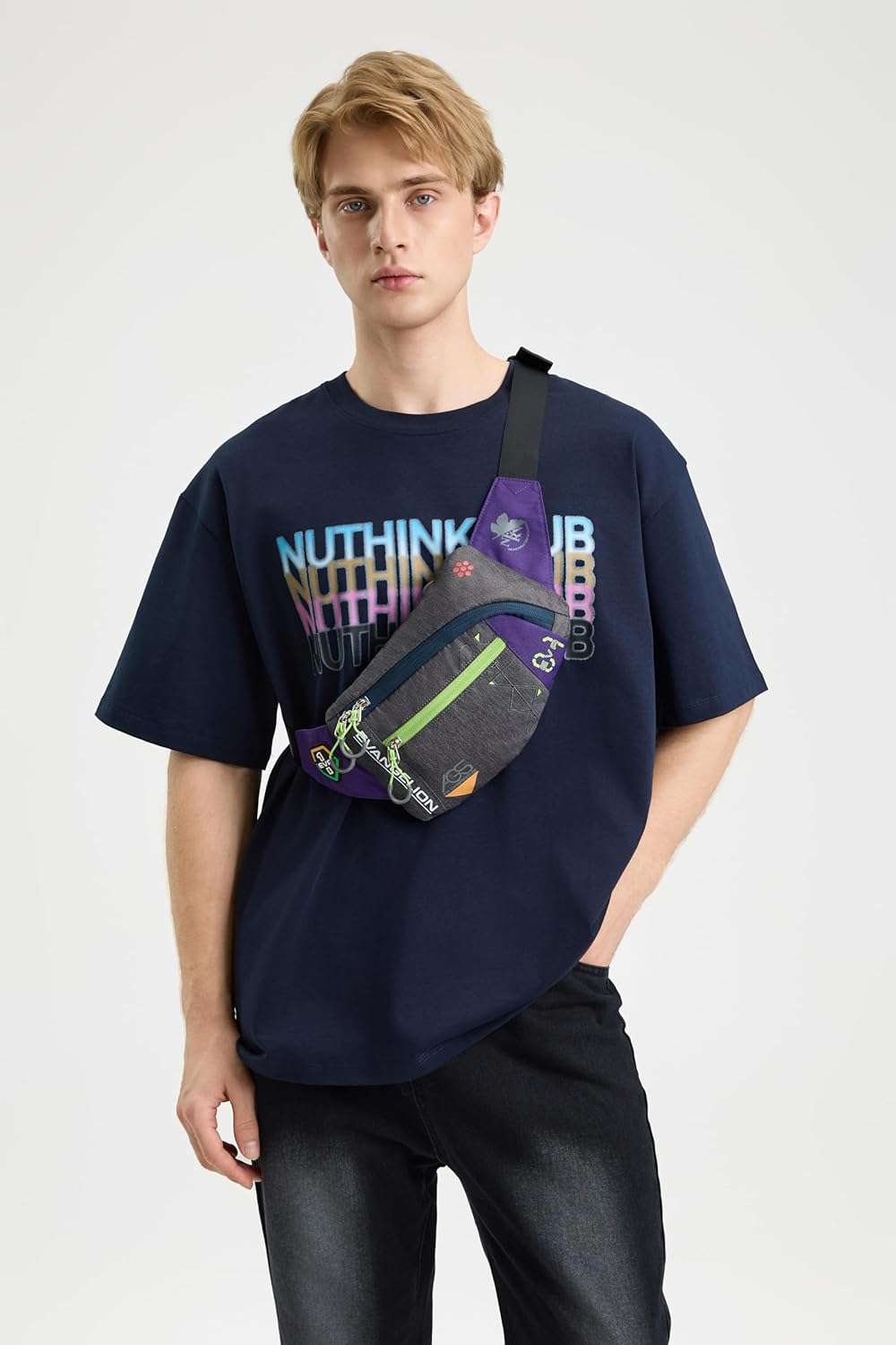 Neon Genesis Evangelion Fanny Pack Crossbody Bag Fashion Waist Pack by FX Creations - Image 2
