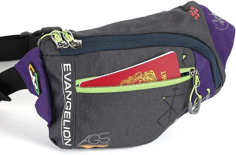 Neon Genesis Evangelion Fanny Pack Crossbody Bag Fashion Waist Pack by FX Creations - Image 6