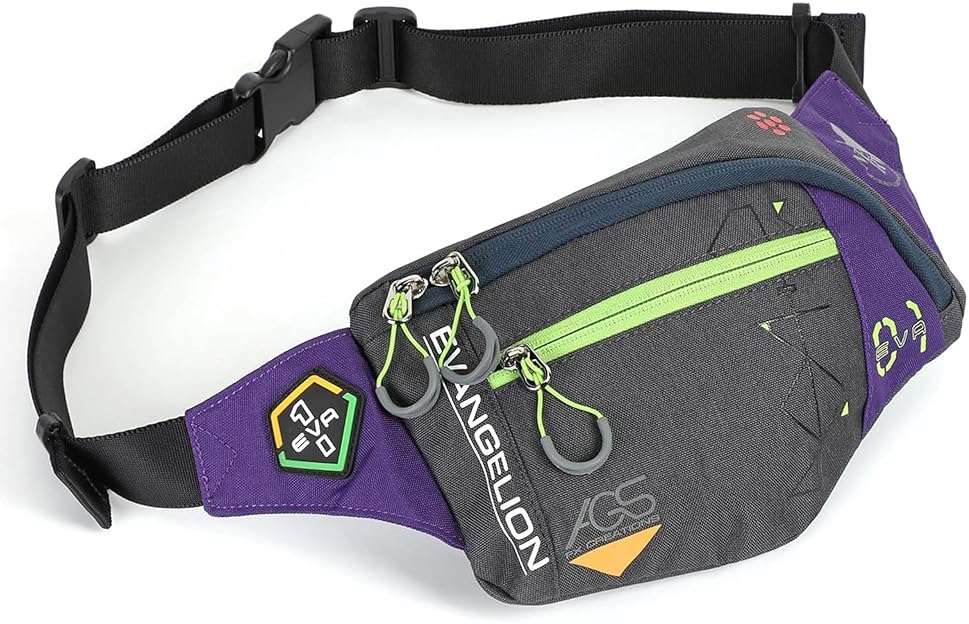 Neon Genesis Evangelion Fanny Pack Crossbody Bag Fashion Waist Pack by FX Creations - Image 9