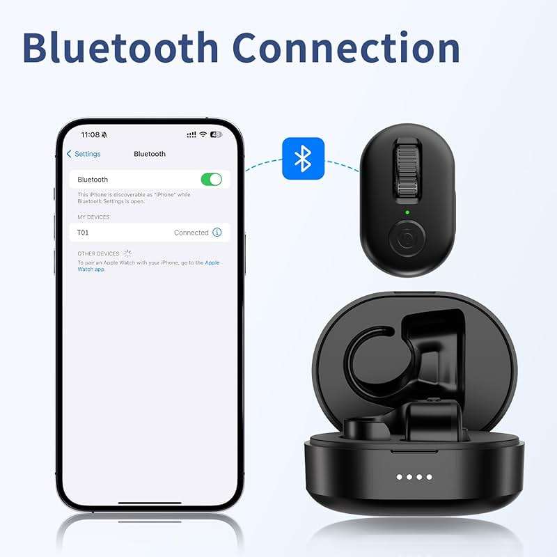 KINMATES Tiktok Scrolling Ring, Page Turner for iPad & Android Tablet Ebook Reading, Bluetooth Connected, Remote Control for iPhone Series, iPad, Android Phone, and More - Image 5