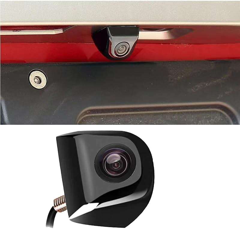 1 Pcs Black Car Backup Camera, Hd Reverse Rear View Camera, 68 Waterproof Metal Style Reverse Rear View Backup Camera, Suitable for Most Cars, Suvs, Trucks, Rvs, Vans - Image 3