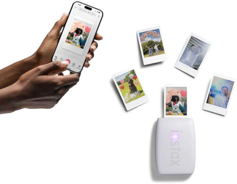 Fujifilm INSTAX Mini Link 3 Smartphone Printer | Clay White Bundled INSTAX Mini Instant Film | 20 Exposures + Microfiber Cleaning Cloth (3 Items) - Image 6