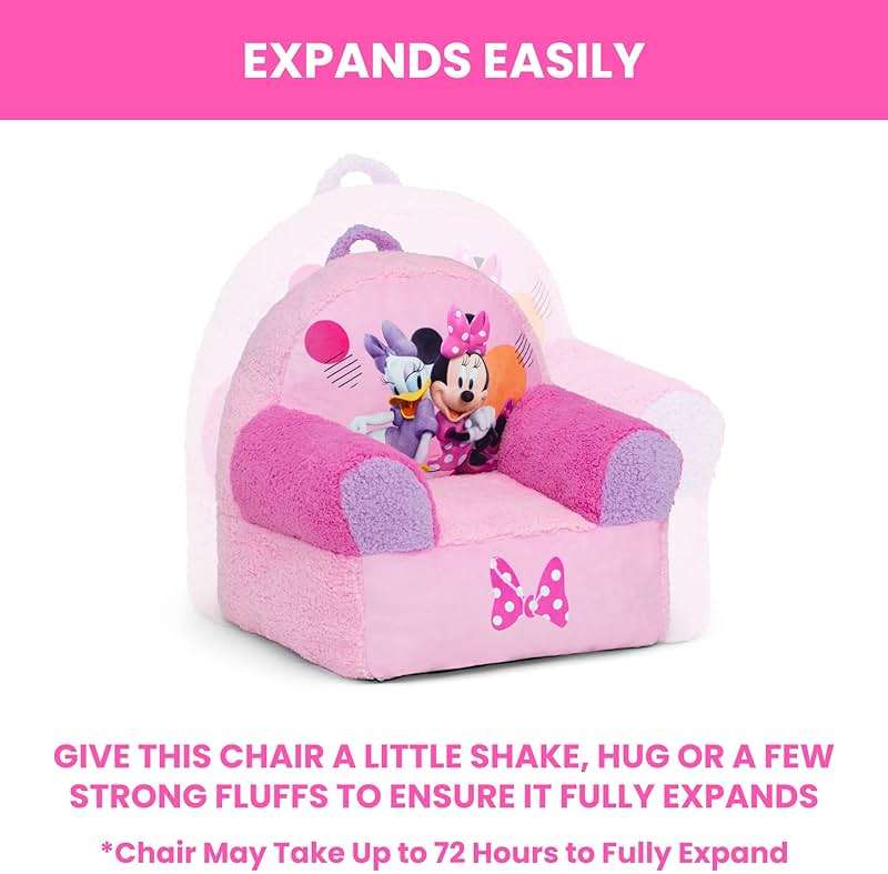 Delta Children Cozee Buddy Chair, Minnie Mouse - Image 6
