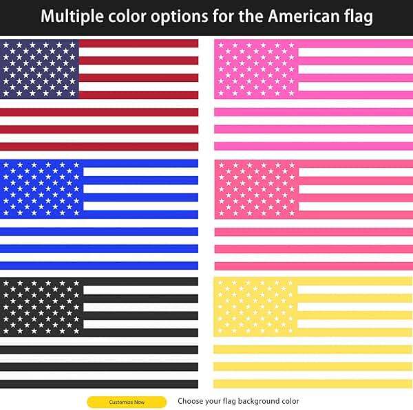 Custom American Flag 3x5 Ft - Pink American Flag Customizable Design Your Photo Personalized Tapestry Banner Bedroom Decoration - Image 4