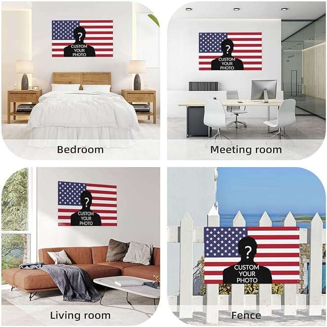 Custom American Flag 3x5 Ft - Pink American Flag Customizable Design Your Photo Personalized Tapestry Banner Bedroom Decoration - Image 9