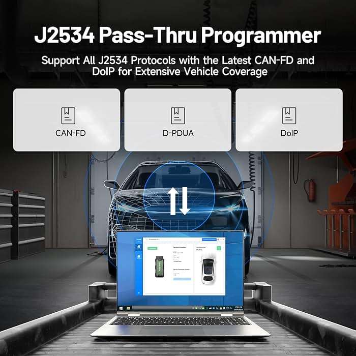TOPDON RLink J2534 Pass-Thru Programmer, OEM Reprogramming and Diagnostic Tool, Enhanced J2534 VCI, Supports J2534/D-PDU/CAN-FD/DoIP, Compatible with 18+ Vehicle Brands, No OE Software Provided - Image 3