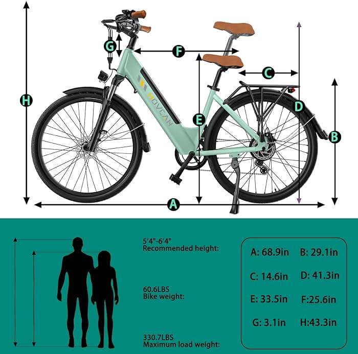Movcan V80 Electric Bike, 1000W Motor 28MPH Ebike, 48V 13Ah Removeable Battery, 26'' City Cruiser Adult Electric Bicycles up to 70 Miles - Image 7
