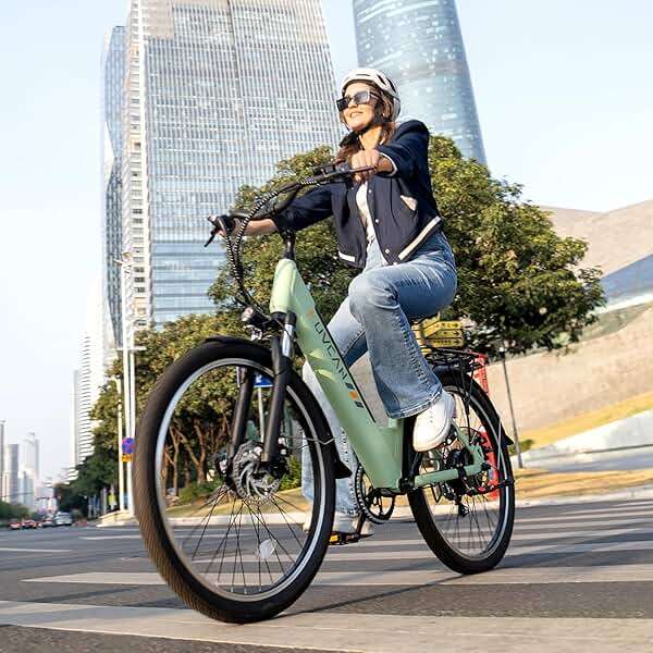 Movcan V80 Electric Bike, 1000W Motor 28MPH Ebike, 48V 13Ah Removeable Battery, 26'' City Cruiser Adult Electric Bicycles up to 70 Miles - Image 9