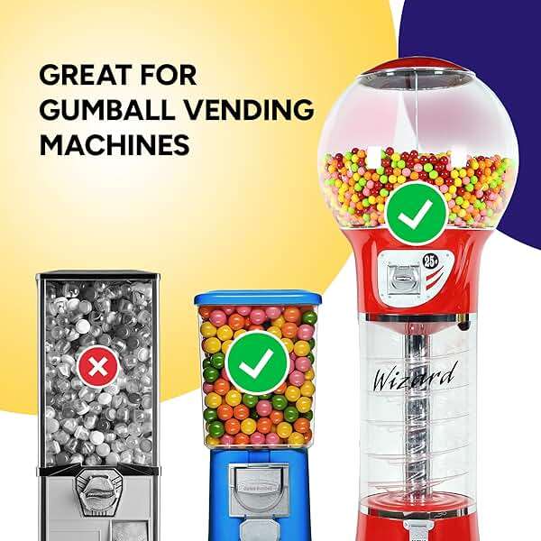 Gumballs for Gumball Machine Refills -Assorted Fruit Flavored Gum Balls - 0.5" Mini Bubble Gum - Bulk Gum Bag 15 OZ - Chewing Gum for Kids - Double Bubble Gumball - Image 7