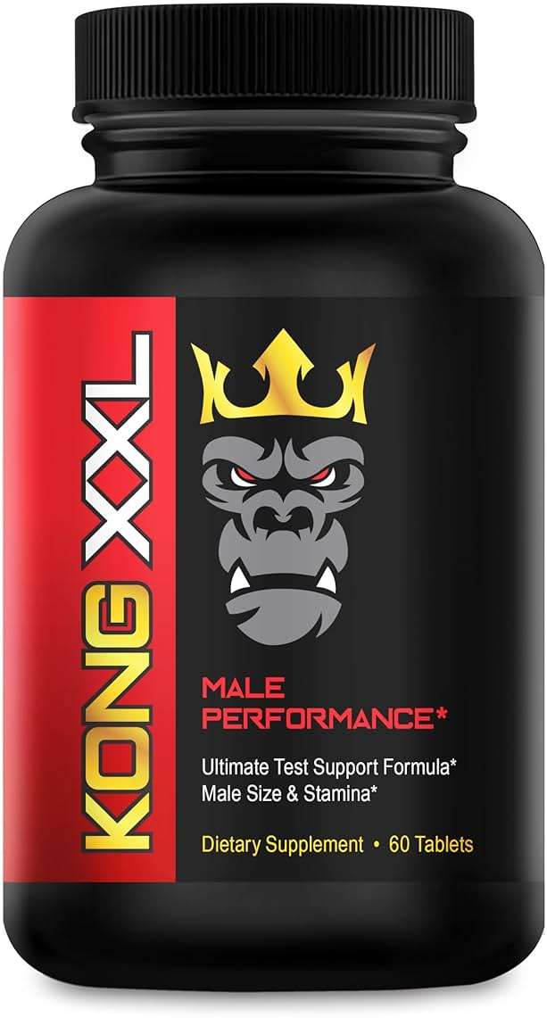 Kong XXL- Ultimate Male Performance and Enlargement Pills for Men- Add 3-6” in 60 Days- Enhanced Size, Drive, Strength and Endurance - Boost Performance- 60 Tablets - Image 1