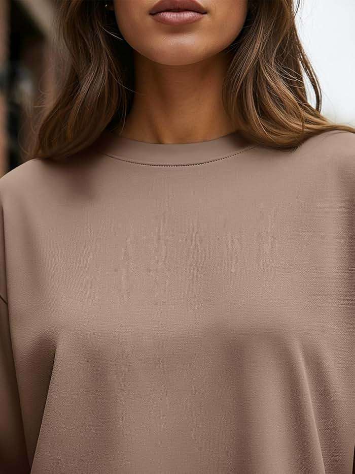 Trendy Queen Womens Oversized Long Sleeve Shirts Fall Tops 2026 Basic Tee Casual Workout Y2K Clothes - Image 5