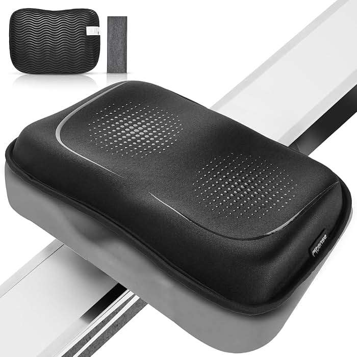 Fitense Rowing Machine Seat Cushion for The Concept 2 Rowing Machine with Extra Sports Headband, Memory Foam Row Machine Pad-Compatible with Concept 2 Rower, Recumbent Stationary Bike, Watter Rower - Image 2