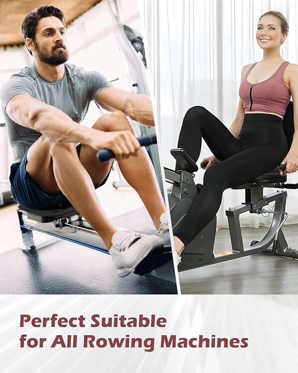 Fitense Rowing Machine Seat Cushion for The Concept 2 Rowing Machine with Extra Sports Headband, Memory Foam Row Machine Pad-Compatible with Concept 2 Rower, Recumbent Stationary Bike, Watter Rower - Image 8