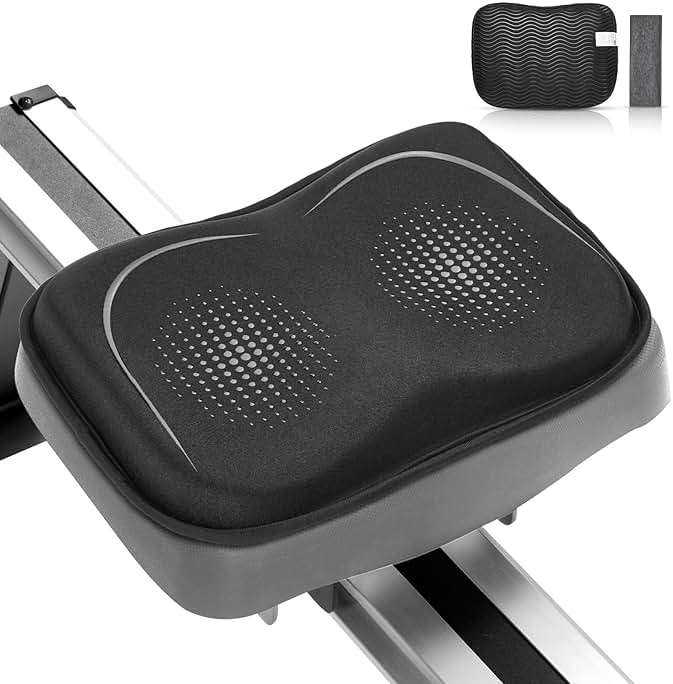 Fitense Rowing Machine Seat Cushion for The Concept 2 Rowing Machine with Extra Sports Headband, Memory Foam Row Machine Pad-Compatible with Concept 2 Rower, Recumbent Stationary Bike, Watter Rower - Image 9