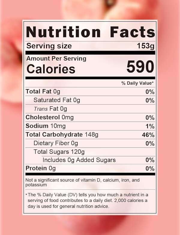 K-Candy Sweet Peach Flavor Candy 153g X 2Pack - Image 2