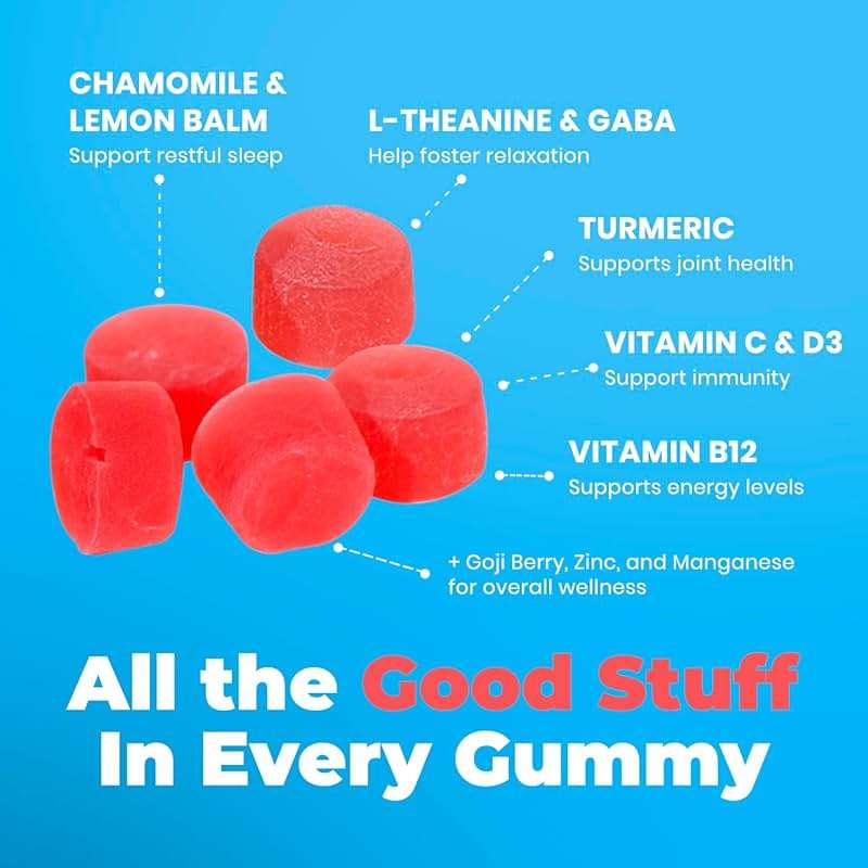 DR. MORITZ Ashwagandha Gummies for Calm, Relaxation, and Immune Support - Ashwagandha for Women and Men - with L-Theanine - Sugar Free and Non-GMO (120 Count) - Image 5