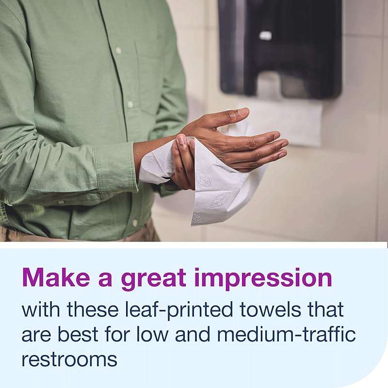 Tork Xpress Compressed Multifold Hand Towel White H2, Advanced, Strong and Absorbent, 12 x 250 Sheets, 424834 - Image 8