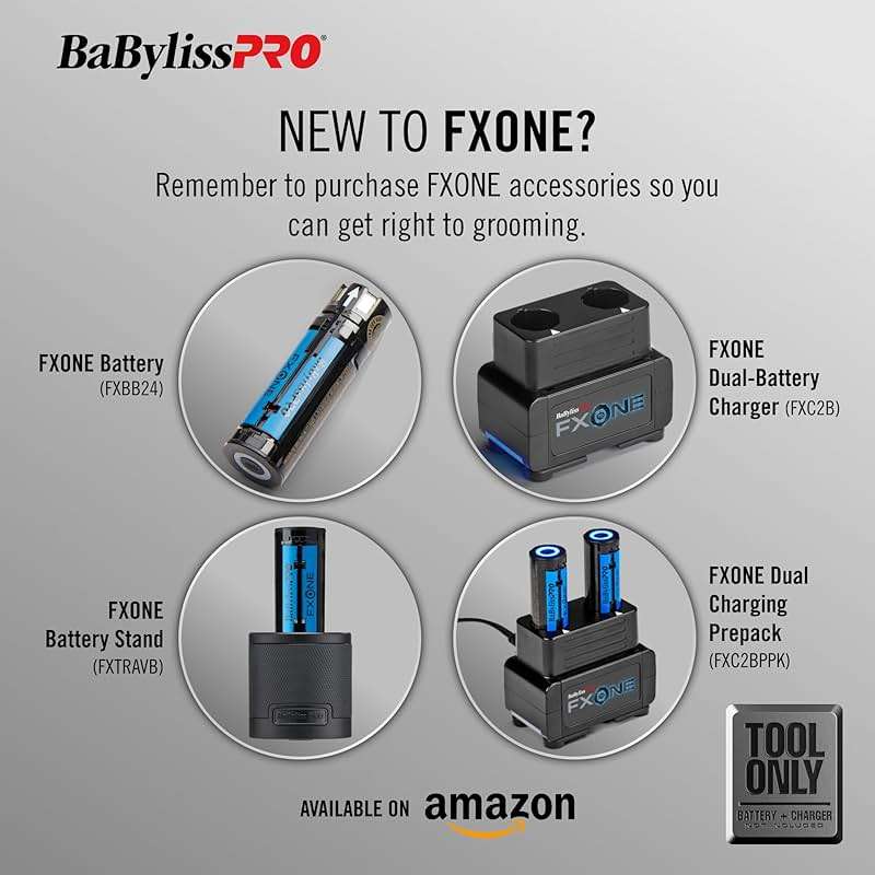 BaBylissPRO® FXONE Tool ONLY Hair Trimmer + Electric Double Foil Shaver Sets - Image 5