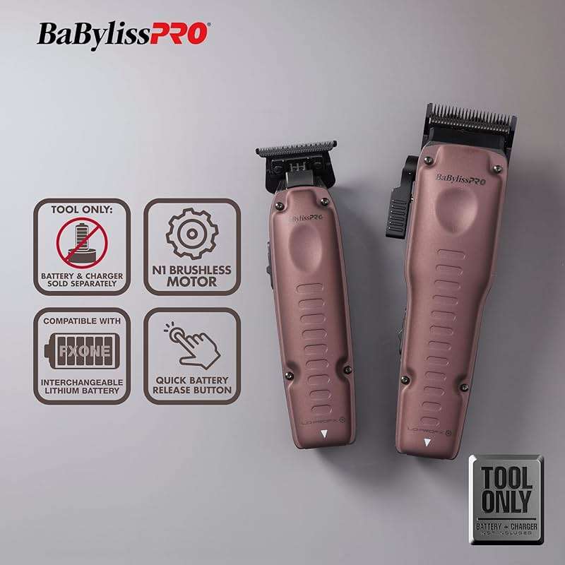 BaBylissPRO® FXONE LOPROFX Limited EditionPurple Tool Only Hair Clipper + Hair Trimmer - Image 3
