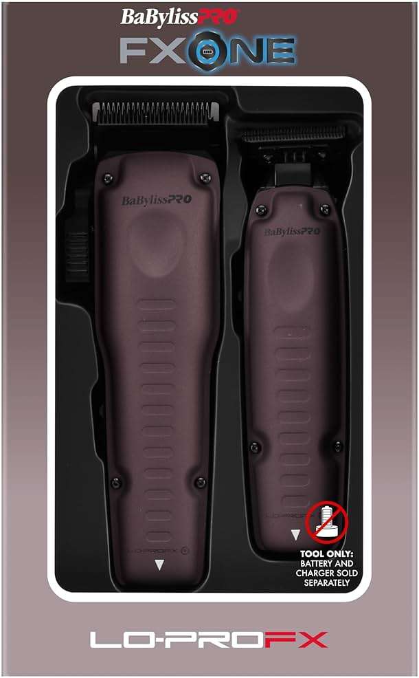 BaBylissPRO® FXONE LOPROFX Limited EditionPurple Tool Only Hair Clipper + Hair Trimmer - Image 6