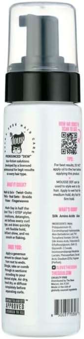 𝓣~ 𝓱𝓮 𝓓~ 𝓸𝓾𝔁 Mousse Def Texture Foam to Style,Conditioning For Curly Hair, 7oz (Pack of 1) - Image 6