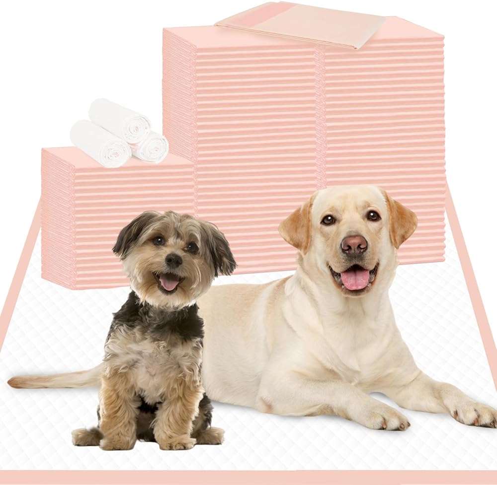 OOMICAT Dog Pee Pads Extra Large 36" × 36" - 45 Count XXXL Urine Underpads, Pink Doggy Pads ｜Disposable Dog Training Pads, Super Absorbent & Leak-Proof & Quick Drying Potty Pads - Image 1