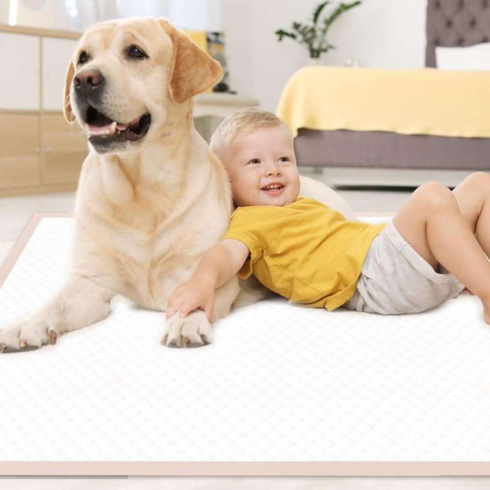 OOMICAT Dog Pee Pads Extra Large 36" × 36" - 45 Count XXXL Urine Underpads, Pink Doggy Pads ｜Disposable Dog Training Pads, Super Absorbent & Leak-Proof & Quick Drying Potty Pads - Image 2