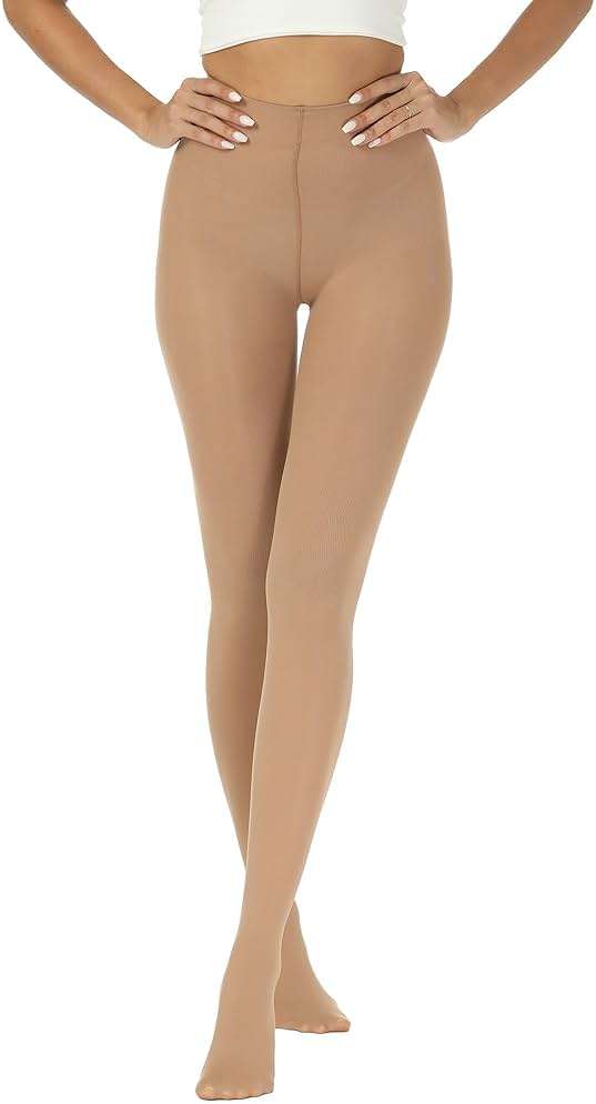 Luxdovi Women Ultra Soft 50 Denier Silky Tights Semi Opaque Solid Color Pantyhose High Waist Footed Stockings - Image 7