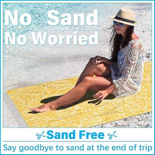 Vikumond Turkish Beach Towel,Extra Large 79x36 Inch,Lightweight | Quick Dry Sand Free Absorbent Soft Thin Compact.Portable for Bath&Yoga,Pool&Swimming,Camping&Picnic,Cruise&Outdoor Use - Image 3