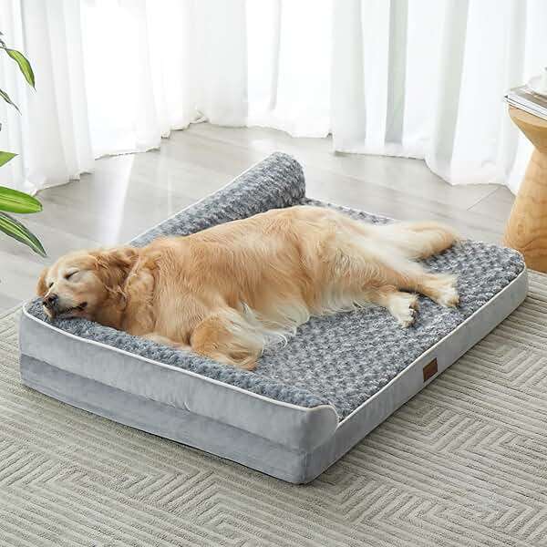 BFPETHOME Orthopedic Dog Beds for Large Dogs-Waterproof Sofa Pet Bed with Removable Washable Cover, Big Dog Bed with Waterproof Lining and Nonskid Bottom,Pet Bed for Large Dogs - Image 1