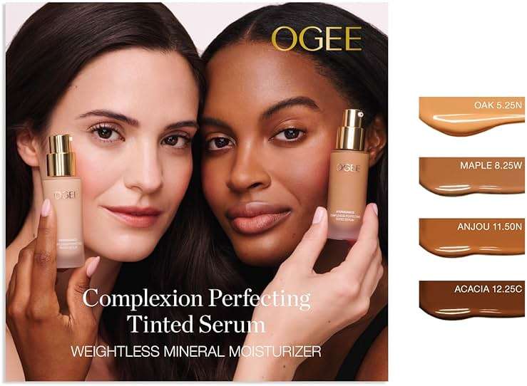 Ogee Complexion Perfecting Liquid Foundation - Lightweight Tinted Moisturizer For Face (Anjou 11.5N - Deep Beige, Golden Undertones) - with Vitamin C & Jojoba Oil - Certified Organic & Made in USA - Image 7