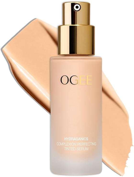 Ogee Complexion Perfecting Liquid Foundation - Lightweight Tinted Moisturizer For Face (Birch 0.25N - Fair, Neutral Undertones) - with Vitamin C & Jojoba Oil - Certified Organic & Made in USA - Image 1