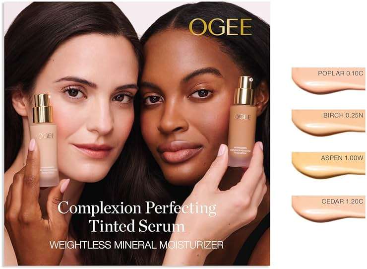 Ogee Complexion Perfecting Liquid Foundation - Lightweight Tinted Moisturizer For Face (Birch 0.25N - Fair, Neutral Undertones) - with Vitamin C & Jojoba Oil - Certified Organic & Made in USA - Image 8
