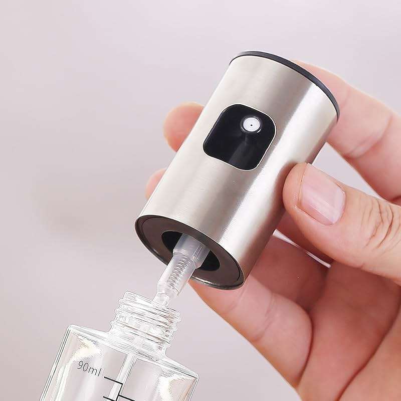 necopure Olive Oil Sprayer for Cooking, 3 oz/90 ml Glass Oil Mister Bottle with Scale, Fine Mist Spray Bottle for Air Fryer, Salad, BBQ, Grill, Roasting, Vinegar and Cooking Oils - Image 5