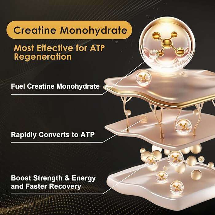 Micronized Creatine Monohydrate for Women and Men, Creatine Powder for Men-Women for Improve Performance and Strength, Support Muscle Growth and Workout Recovery, 6.5g per Servings, 75 Servings - Image 3