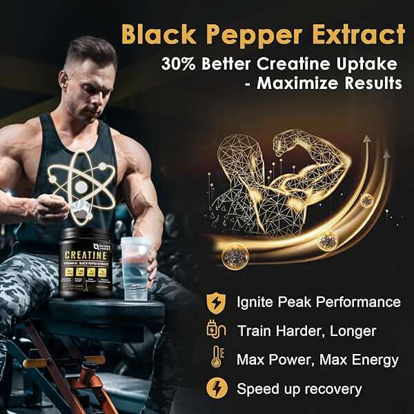 Micronized Creatine Monohydrate for Women and Men, Creatine Powder for Men-Women for Improve Performance and Strength, Support Muscle Growth and Workout Recovery, 6.5g per Servings, 75 Servings - Image 5