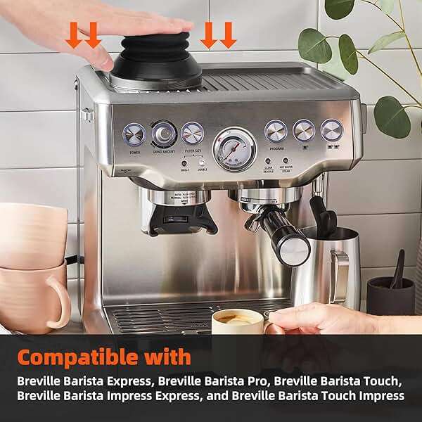 Single Dose Hopper for Breville, Single Dose Hopper with Silicone Bellows, Compatible with Breville Barista Express, Breville Barista Pro, Breville Barista Touch, and Impress - Image 2