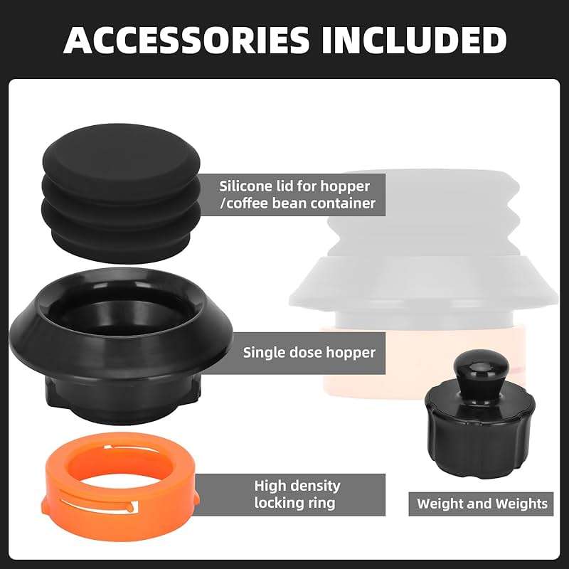 Single Dose Hopper for Breville, Single Dose Hopper with Silicone Bellows, Compatible with Breville Barista Express, Breville Barista Pro, Breville Barista Touch, and Impress - Image 5