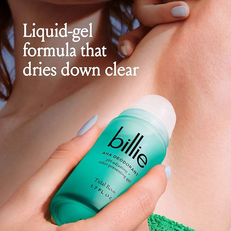 Billie AHA Deodorant 24-hour Odor-Preventing Gel, Aluminum-Free, Lavender Milk, 1.7oz - Image 5