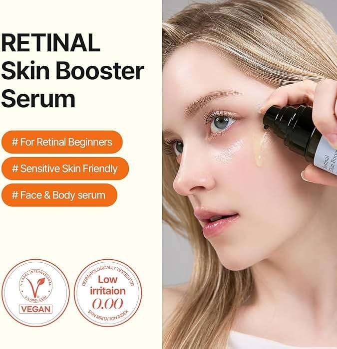 MEDITHERAPY Retinal Skin Booster Serum | Retinaldehyde, Niacinamide Anti-Aging Serum - K-Beauty Facial Serum for Fine Lines, Firming & Radiance | Hydrating Face Serum All Skin Types, 5.07 fl oz - Image 2