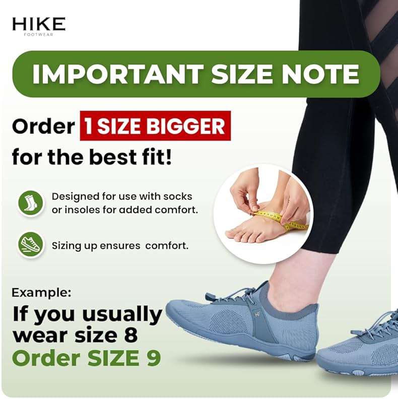 Hike Footwear Theora Pro Barefoot Shoes for Women & Men – Wide Toe Box Zero Drop Sole Mnimalist Hiking Shoes, Lightweight Walking Sneakers With Arch Support, Healthy Daily Footwear - Image 4