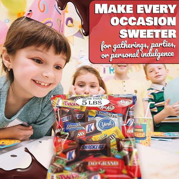 Assorted Chocolate Candy Variety Pack - Assorted Bulk Chocolate Mix - Individually Wrapped Party Chocolate Assortment - Chocolate For Every Occasion More Than 5 Pounds - Image 6
