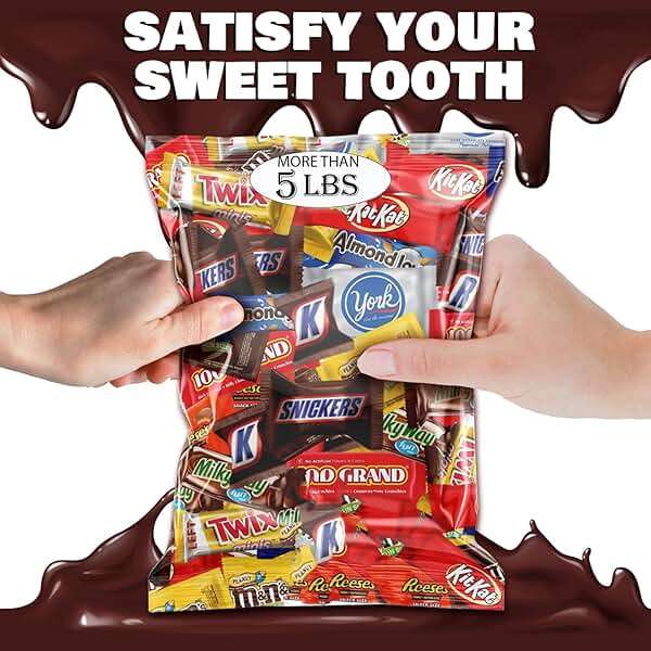 Assorted Chocolate Candy Variety Pack - Assorted Bulk Chocolate Mix - Individually Wrapped Party Chocolate Assortment - Chocolate For Every Occasion More Than 5 Pounds - Image 7