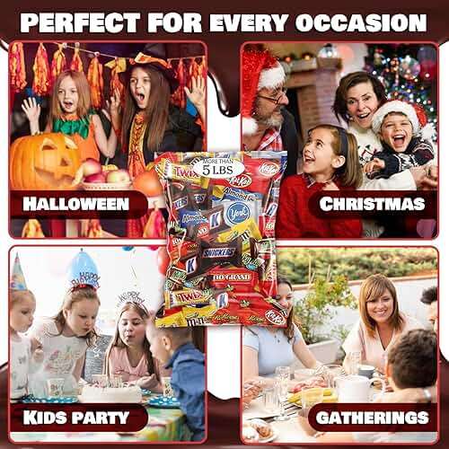 Assorted Chocolate Candy Variety Pack - Assorted Bulk Chocolate Mix - Individually Wrapped Party Chocolate Assortment - Chocolate For Every Occasion More Than 5 Pounds - Image 8