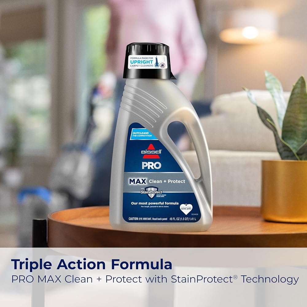 BISSELL TurboClean, Upright Carpet Cleaner, Pro Max Clean & Protect + Oxy Urine Eliminator Formula Included, 3952 - Image 2