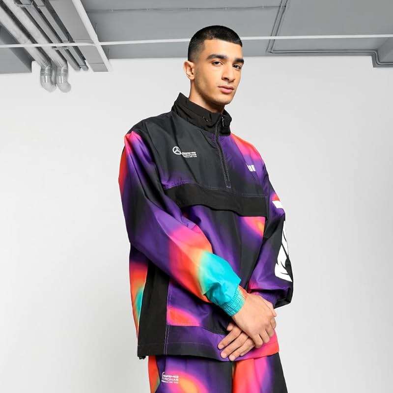 PUMA Men's Standard Mercedes AMG Petronas Formula 1 Statement Woven Jacket - Image 3