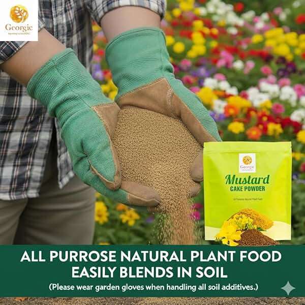 Mustard Oil Cake Powder All-Purpose Natural Fertilizers Concentrate for Flower, Vegetable, Herb, Fruit Tree | Pack of 3 - Image 2