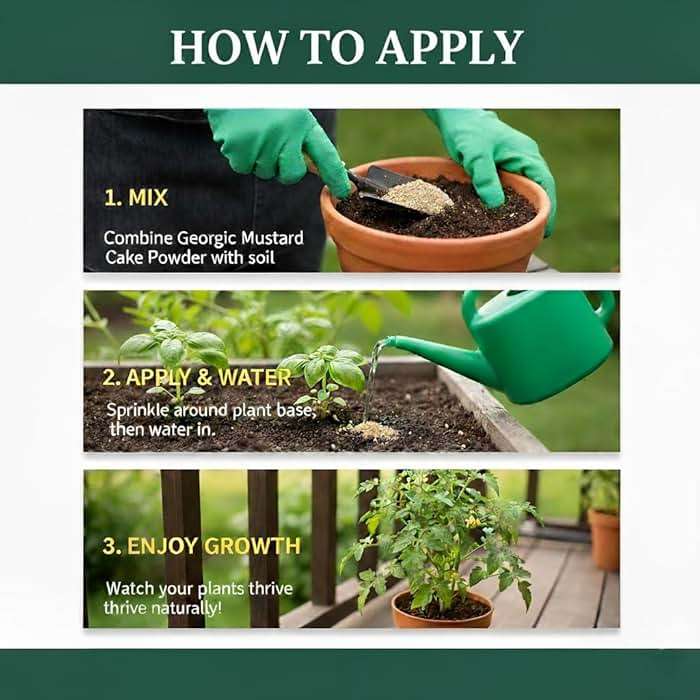 Mustard Oil Cake Powder All-Purpose Natural Fertilizers Concentrate for Flower, Vegetable, Herb, Fruit Tree | Pack of 3 - Image 4