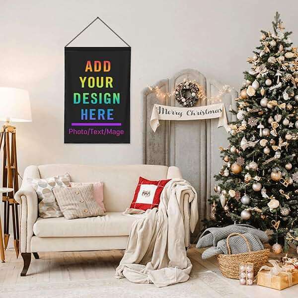 Heucapc Custom Garden Flag, Personalized Yard Flags Decor, Add Your Own Picture/Text House Lawn Banner Double-Sided Home Wall Decoration 12"x18" - Image 7
