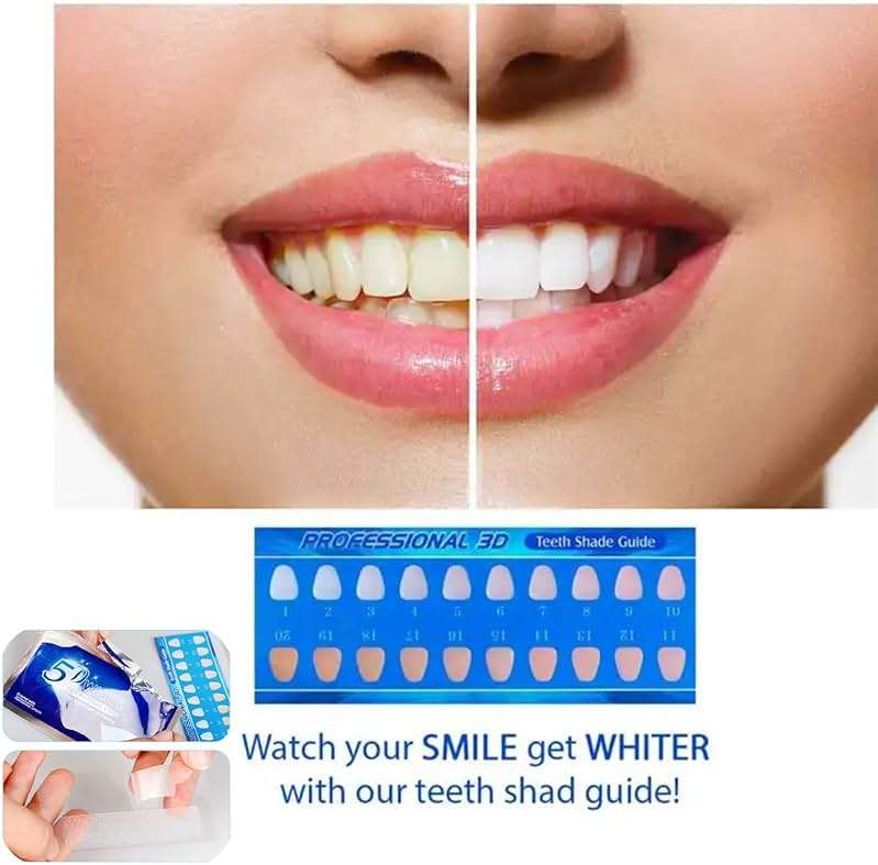 Teeth Whitening Strips - 28 Strips (14 Count Pack) | Efficient & Anti-Slip | Natural Essence | Stretchable Non Sensitive Safe to Enamel | White Strips for Remove Tooth Stain Dental Certified - Image 5
